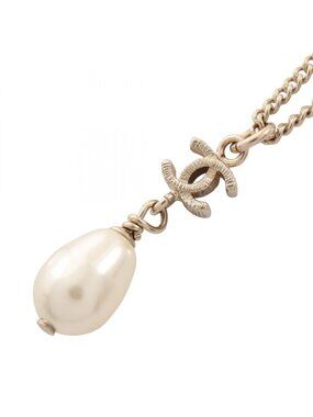 Chanel Necklace CC Logo Swing